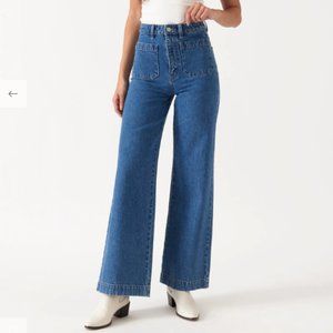 Rollas Sailor Jeans - size 28 - Ashley Blue